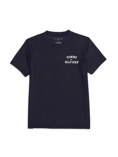 Tommy Hilfiger Babies' Boy's Logo T-shirt In Navy Blazer