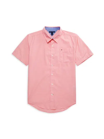 Tommy Hilfiger Kids' Boy's Solid Shirt In Rose