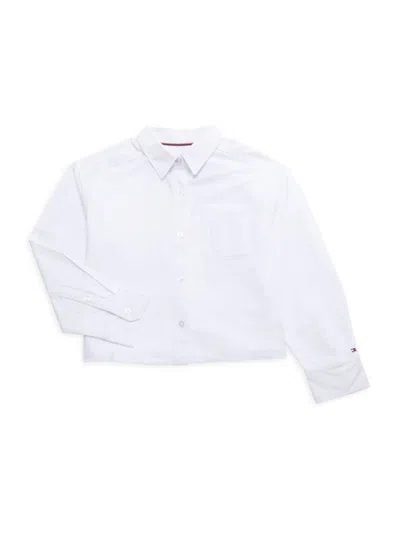 Tommy Hilfiger Kids' Boy's Solid Shirt In White