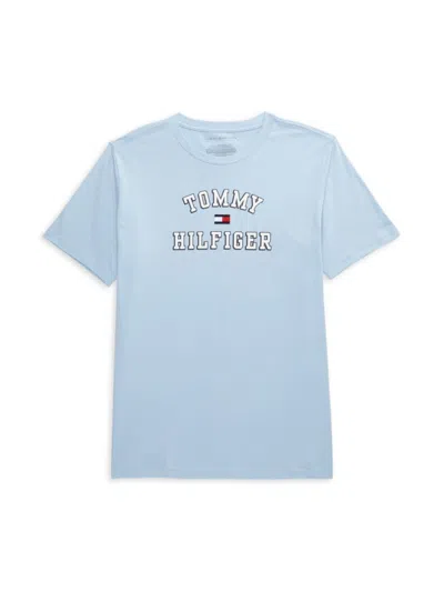 Tommy Hilfiger Babies' Boy's Varsity Logo Tee In Chambray