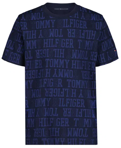 Tommy Hilfiger Kids' Boys' 10-20 Short-sleeve T-shirt In Blue