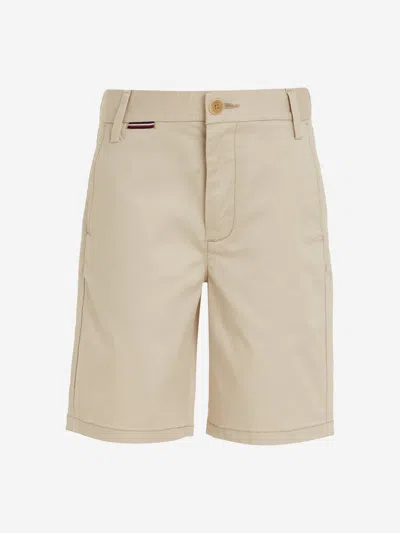 Tommy Hilfiger Teen Boys Beige Cotton Chino Shorts