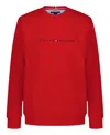 Tommy Hilfiger Boys 2t-7 Crewneck Sweatshirt In Red