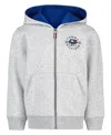 Tommy Hilfiger Boys 2t-7 Logo Hoodie In Gray