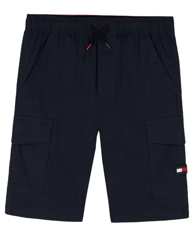 Tommy Hilfiger Kids' Boys' 2t-7 Pull-on Cargo Shorts In Black
