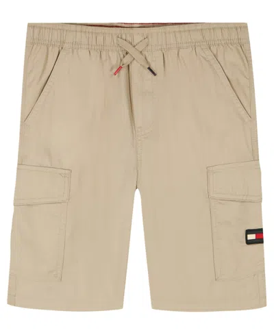 Tommy Hilfiger Kids' Boys' 2t-7 Pull-on Cargo Shorts In Neutral