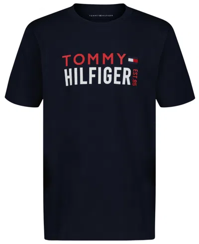 Tommy Hilfiger Kids' Boys' 2t-7 Short-sleeve T-shirt In Black