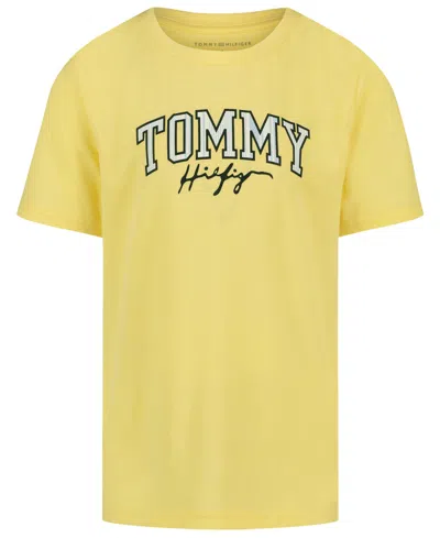 Tommy Hilfiger Kids' Boys' 2t-7 Short-sleeve T-shirt In Yellow