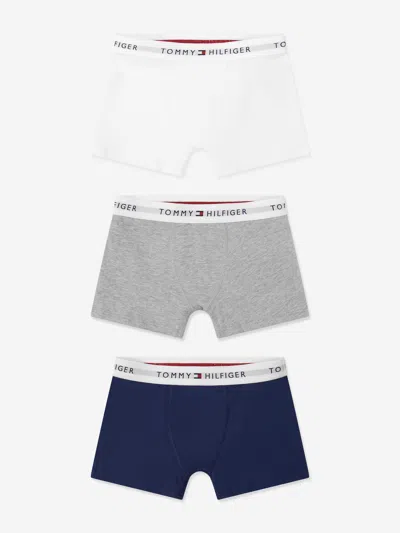Tommy Hilfiger Kids'  Boys 3 Pack Boxer Shorts Set In Multi
