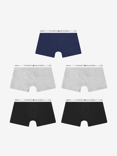 Tommy Hilfiger Kids'  Boys 5 Pack Boxer Shorts Set In Multi