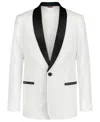 Tommy Hilfiger Boys 8-18 Special Occasion Shawl Collar Sport Coat In White