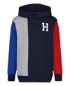 Tommy Hilfiger Boys 8-20 Color Blocked Hoodie In Multi