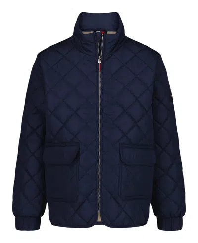 Tommy Hilfiger Boys 8-20 Diamond Quilt Jacket In Blue