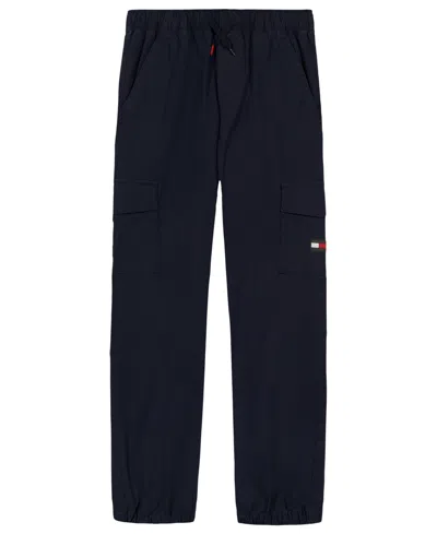 Tommy Hilfiger Kids' Boys' 8-20 Drawcord Cargo Pants, Exclusively At Macy's In Blue