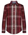 Tommy Hilfiger Boys 8-20 Holiday Long-sleeve Plaid Shirt In Multi