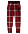 Tommy Hilfiger Boys 8-20 Plaid Jogger Pants In Red