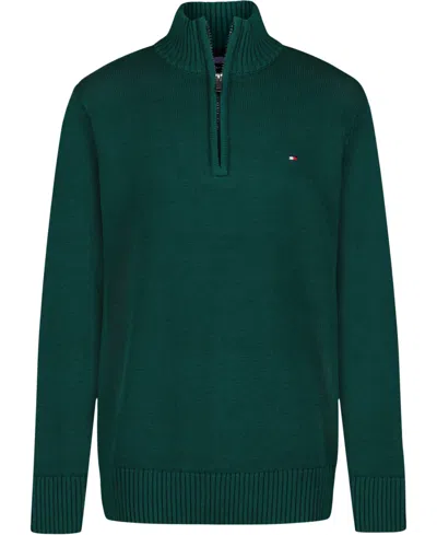 Tommy Hilfiger Boys 8-20 Quarter-zip Sweater In Green