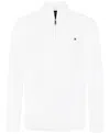 Tommy Hilfiger Boys 8-20 Quarter-zip Sweater In White