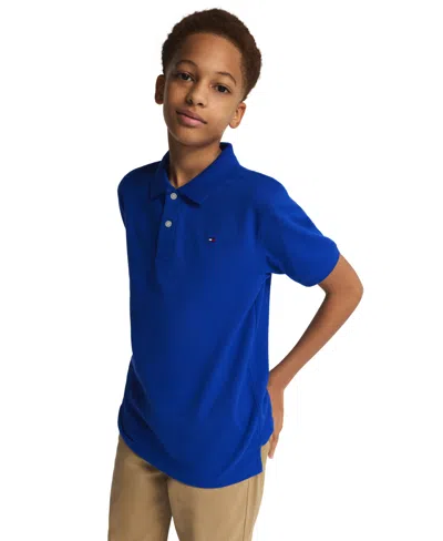 Tommy Hilfiger Kids' Boys' 8-20 Stretch Ivy Polo Shirt In Blue