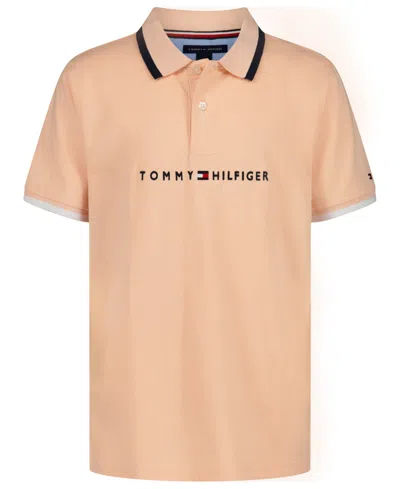 Tommy Hilfiger Kids' Boys' 8-20 Tomas Tipped Polo Shirt In Gold