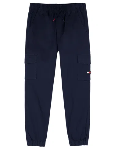 Tommy Hilfiger Kids' Boys' 8-20 Logo Cargo Jogger Pants In Blue