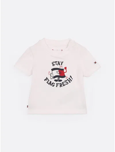 Tommy Hilfiger Boys' Babies' Graphic T In White