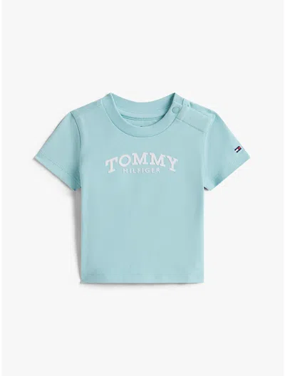 Tommy Hilfiger Boys' Babies' Monotype Logo T In Blue