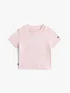Tommy Hilfiger Boys' Babies' Monotype Logo T In Pink