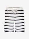 Tommy Hilfiger Boys Breton Stripe Shorts In White