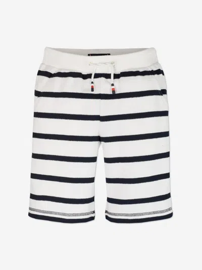 Tommy Hilfiger Kids'  Boys Breton Stripe Shorts In White