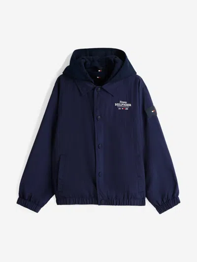 Tommy Hilfiger Kids'  Boys Coach 3 In 1 Jacket In Black