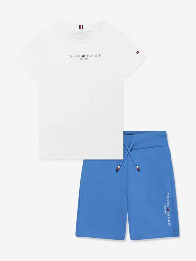 Tommy Hilfiger Babies' Boys Essential Shorts Set In Blue