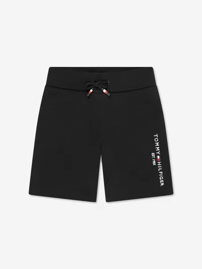 Tommy Hilfiger Kids' Boys Essential Sweat Shorts In Black