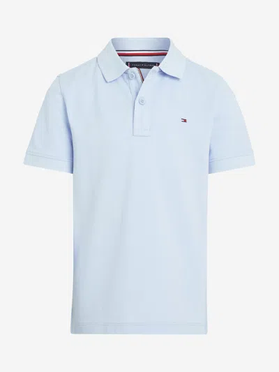 Tommy Hilfiger Kids' Boys Flag Polo Shirt In Blue