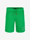 Tommy Hilfiger Boys Flag Sweat Shorts In Green