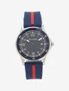 Tommy Hilfiger Boys Logo Strap Watch In Blue