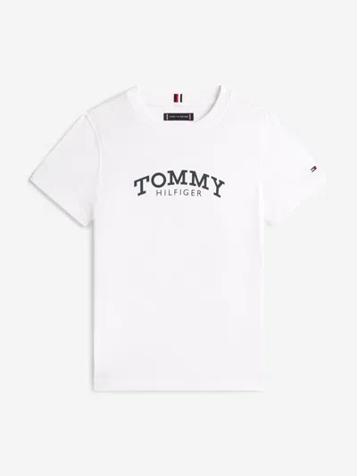 Tommy Hilfiger Babies'  Boys Monotype Print Graphic T-shirt In White