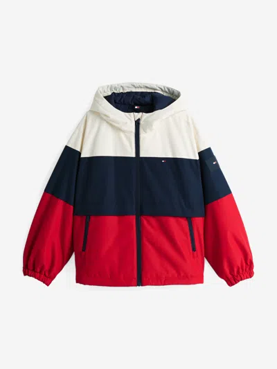 Tommy Hilfiger Kids'  Boys Ribstop Padded Jacket In Multicoloured
