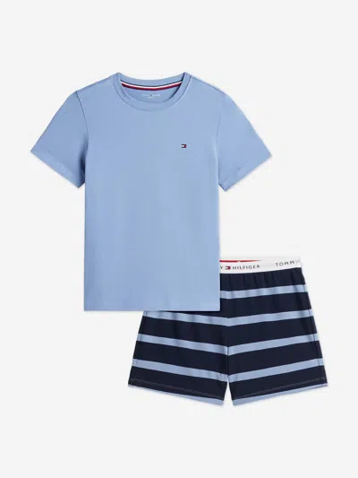 Tommy Hilfiger Kids'  Boys Short Pyjama Set In Blue