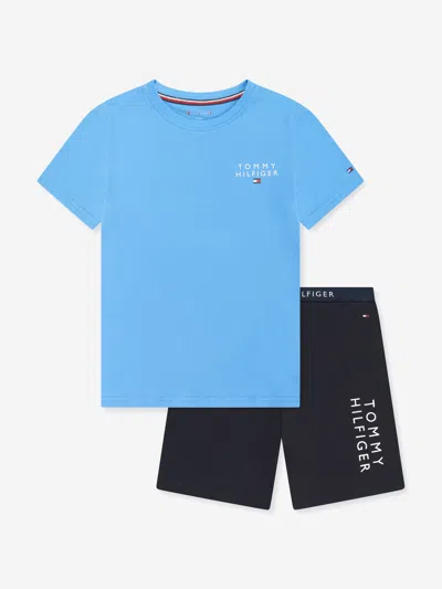 Tommy Hilfiger Kids' Boys Short Pyjamas Set In Blue