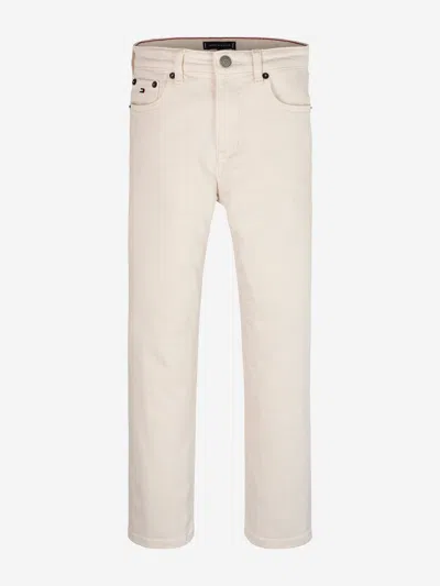 Tommy Hilfiger Boys Skater Jeans In Ivory