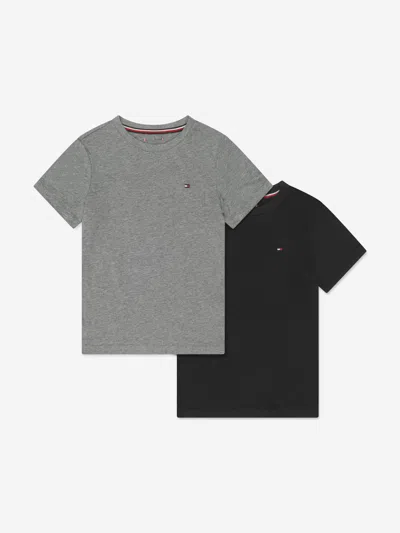 Tommy Hilfiger Babies'  Boys T-shirt Set (2 Pack) In Grey