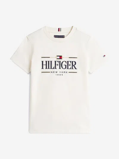 Tommy Hilfiger Babies'  Boys Tommy Icons Interlock T-shirt In White