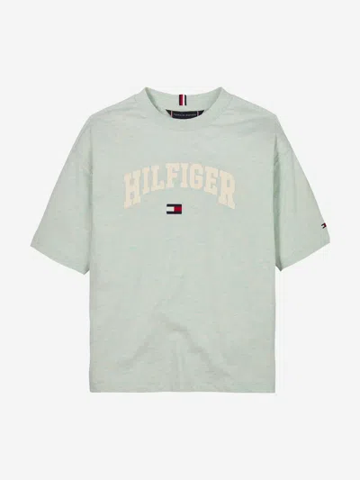 Tommy Hilfiger Kids'  Boys Varsity T-shirt In Green