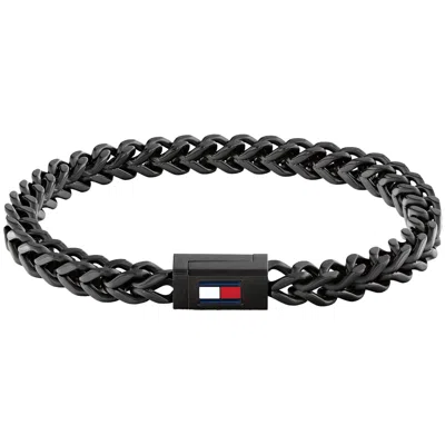 TOMMY HILFIGER TOMMY HILFIGER BRAIDED BRACELET BLACK