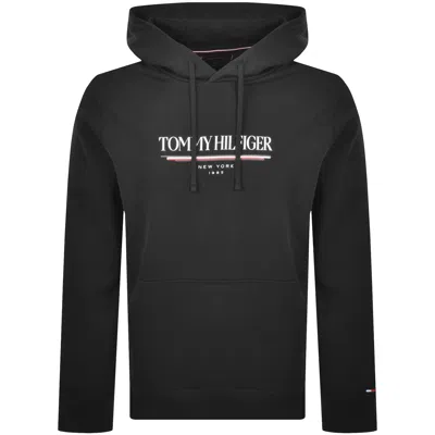 Tommy Hilfiger Brand Love Hoodie Black