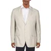 Tommy Hilfiger Brent Mens Slub Modern Fit Suit Jacket In Gray