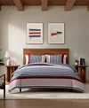 Tommy Hilfiger Brooklyn Stripe Cotton 3-pc. Comforter Set, King In Multi