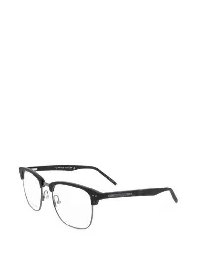 Tommy Hilfiger Browline-frame Glasses In Gold
