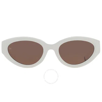 Tommy Hilfiger Brown Cat Eye Unisex Sunglasses Th 1957/s 0szj/70 54